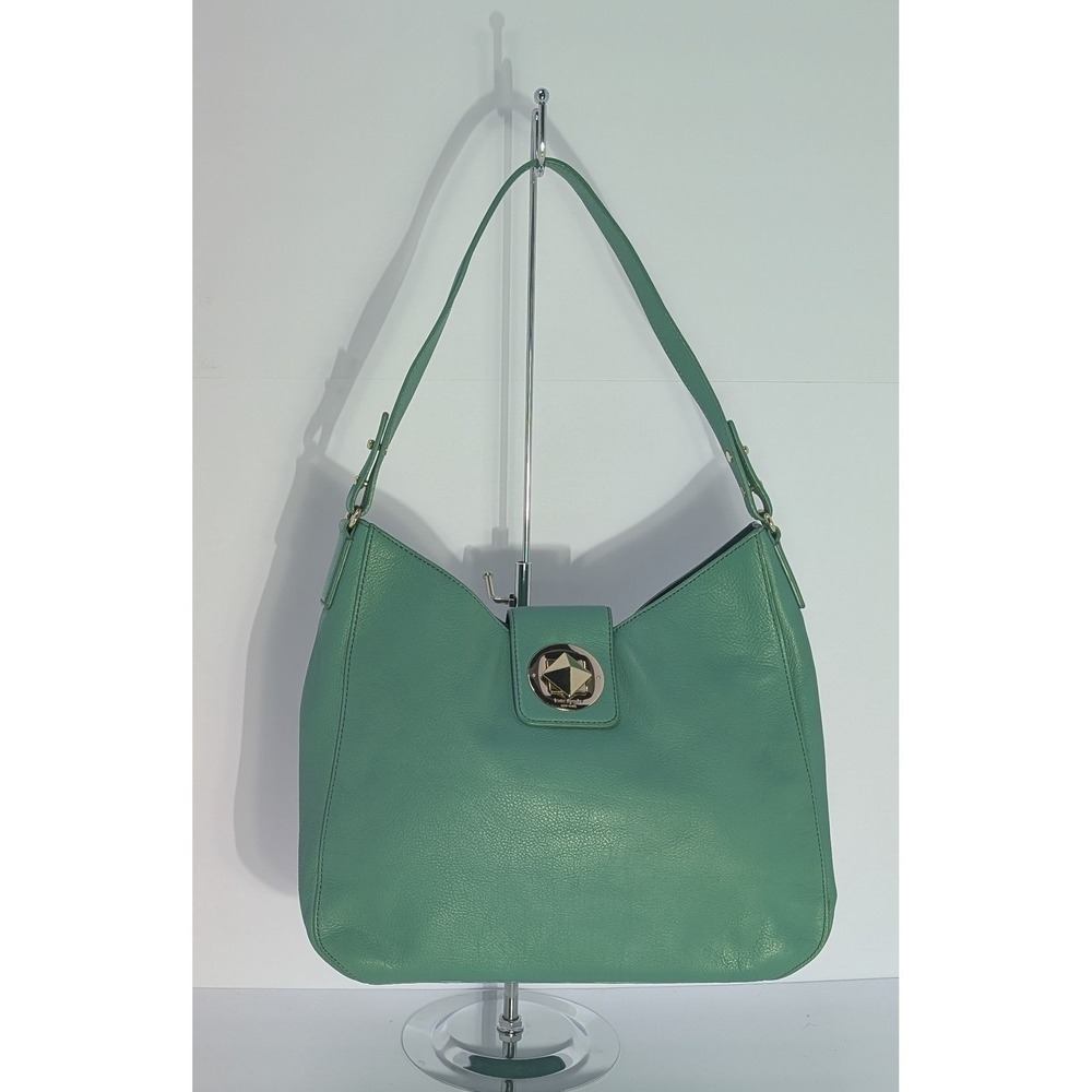 Kate Spade Jamie Chrystie Street Hobo Bag Pebbled‎ Leather Gold Tone Hardware - Picture 2 of 13